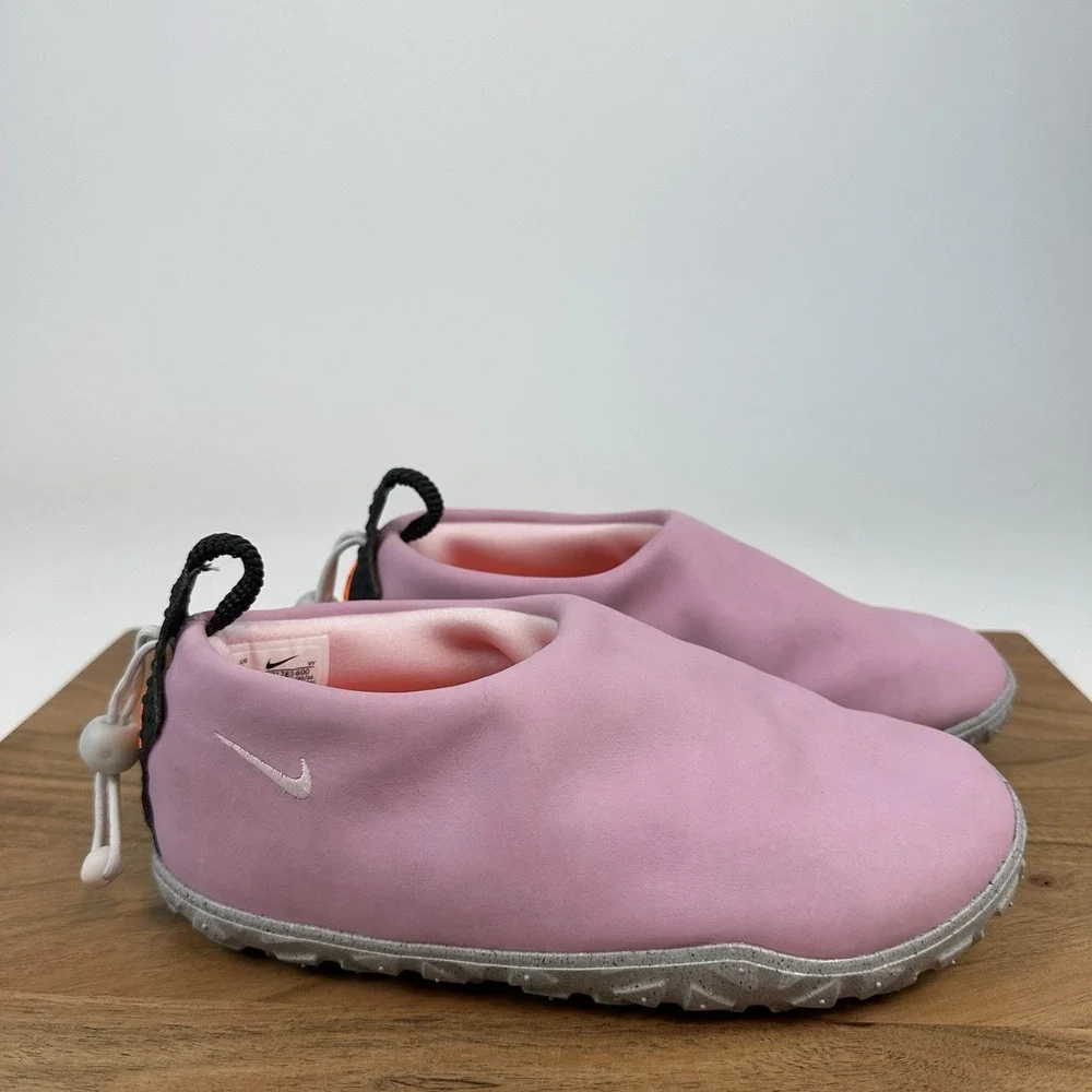 New Kids Nike ACG Air MOC Premium Beyond Pink Photon Anthracite Pink Foam Sz 5 K